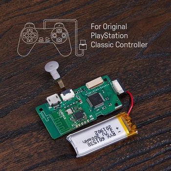 8BitDo Mod Komplekts PlayStation Classic Classic Mini Classic Spēli Uzņēmēja Oriģinālo Rokturi DIY Bezvadu Bluetooth sony ps1 mini