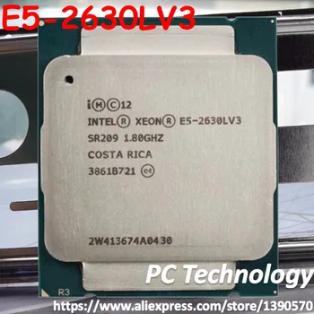 Oriģinālā Intel Xeon OEM Versija, E5 2630LV3 CPU 8-kodolu 1.80 GHZ 20MB 22nm LGA2011-3 E5 2630L V3 procesors E5-2630LV3