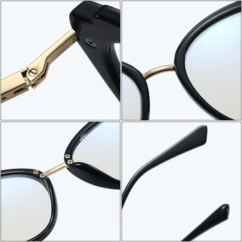 SHAUNA Retro Anti Zilā Gaisma Cat Eye Sievietēm, Optiskās Brilles Rāmis Modes Pavasara Viru TR90 Vīriešu Brilles Rāmis Datoru Brilles