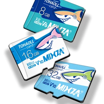 MIXZA HY Atmiņas Karte 256 GB 64GB, 128GB U3 80MB/S, 32GB Micro sd karti Class10 UHS-1 flash Atmiņas kartes TF Microsd/SD atmiņas Kartes