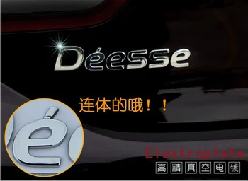 Bezmaksas piegāde Metāla sporta plāksnes aizmugurējā zīme DEESE dieviete auto Piederumi DS Garu DS3 DS4S DS5 DS5LS DS6