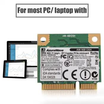 2.4 G, Bluetooth un WIFI bezvadu tīkla karte Mini PCI-E 2 1 Bezvadu tīkla Karte Mini PCI-E Kartes Slots DELL Acer Toshiba, BenQ