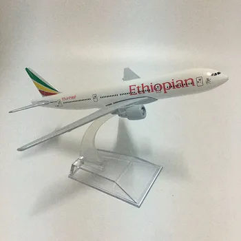 JASON TUTU 16cm Etiopijas Aviokompānijas Boeing b777 Lidmašīnu Modeļa Lidmašīnas Gaisa kuģa Modeli Lējumiem Metāla 1:400 mēroga Lidmašīnas