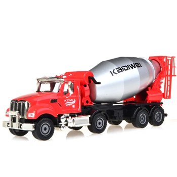 KDW Hardcover Mikseris Dump Truck Amerikāņu Inženieru Auto 1:50 Sakausējuma Lējumiem Metāla Rotaļlietu Paraugu Vākšana Bērniem Dāvanas, Rotaļlietas