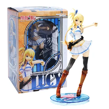23 cm Anime Lucy PVC Karikatūra Lucy Heartfilia Anime Cosplay Pasaku Asti Attēls Rotaļlietas