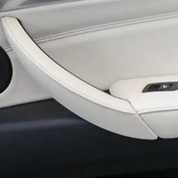 Auto Kreiso labās Puses Iekšējais Durvju Panelis Rokturis Pull Melns Vāks BMW E70 X5 E71, E72, X6