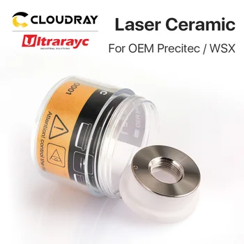 Ultrarayc Lāzera Keramikas Daļa Precitec Procutter & Lightcutter Dia.28mm P0571-1051-0001 par Precitec un Raytools Šķiedras Galvas