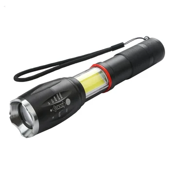 Portatīvo T6 4000LM LED Lukturīti Lāpu Zoomable Magnēts Lukturīti Lanterna Akumulatora Barošanu Par Tūrisma Pārgājieni 5modes