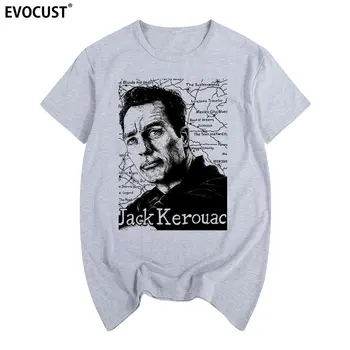 Jack kerouac On the Road T-krekls Kokvilnas Vīriešu T krekls Jaunas Sieviešu Vasaras Ērti Tee