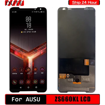 Par ASUS ROG Tālruņa II Phone2 PhoneII ZS660KL LCD Displejs, Touch Screen Digitizer Montāža Nomaiņa ASUS ZS660KL LCD Ekrāns