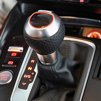 Auto RS Stila Pārnesumu Pārslēgšanas Slēdzis Pārslēgšanas Sviras Roktura Galvas Audi A3/S3/Q3/S6 VW Golf 7/7 6/6, lai GTI automātika