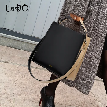 LUCDO 2020. gadam sieviešu soma vintage sieviešu ādas Luksusa modes rokassomas, Plecu Messenger somas dāmas liels Tote somas bolsas feminina