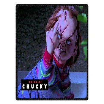 Chucky Dizaina Vilnas Flaneļa Gultas Mest Segu Modes Plānas Sega, Gultas Pārklājs Custom Bērniem Dāvanu Palagu
