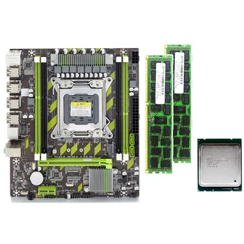 X79 X79G Mātesplati, kas ar LGA2011 Kombinācijas Xeon E5 2620 CPU 2gab x 4 GB = 8 gb Atmiņas DDR3 RAM 1333Mhz PC3 10600R