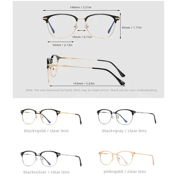 Anti Zilā Gaisma Brilles Sievietēm Brilles Datoru Brilles Spēļu Acu Brilles Sieviete oculos Brilles Rāmis okulary 2020. gadam Ar Lodziņu