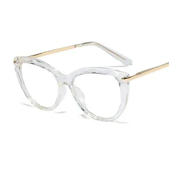 Crystal Cat Acs Optiskās Brilles Rāmis Sievietēm Brilles Modes Zilā Gaisma Pretbloķēšanas Brilles Datoru Tendences Biroja Brilles