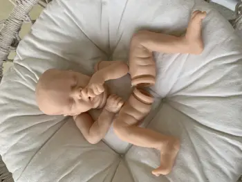 Atdzimis Lelle Komplekts nekustamā Baby Modelis Atdzimšana Zīdaiņu Lelle Pelējuma 18inch silikona bebe atdzimis komplekti