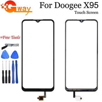 Jauns Touch Doogee X95 Touch Screen Sensoru Remonta Daļas Doogee X 95 Tālrunis Priekšas Stikla Panelis + Tools + Līmi