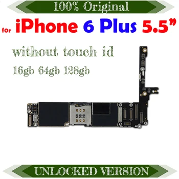 Bezmaksas iCloud Atslēgt Loģika Valdes Labi Pārbaudīta iPhone 6 Plus 5.5 collu Mātesplate Atbalsta Gsm Wcdma Lte 4G Tīkla Pilna Mikroshēmas