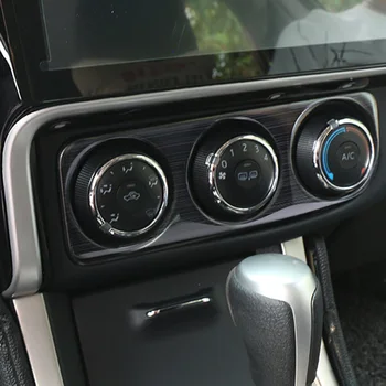 Auto Gaisa kondicionēšanas rokturi dekoratīvais panelis 2017 2018 Toyota Corolla 1.2 T Levins 185t auto stils Aksesuāri