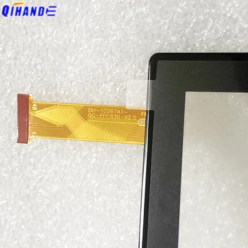 Jauno DH-10267A1-GG-FPC630-V2.0 touch screen Tablet digitizer stikla remonts paneļu DH-10267A1-GG-FPC630-V3.0 HZYCTP-102458 sensors