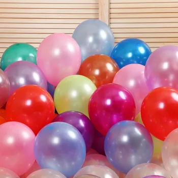 100pcs/daudz 10inch Multicolor Lateksa Baloni Piepūšamās Gaisa Ballons Dzimšanas dienas svinības Globos Kāzas, Ziemassvētku Rotājumi Puse Bumbu