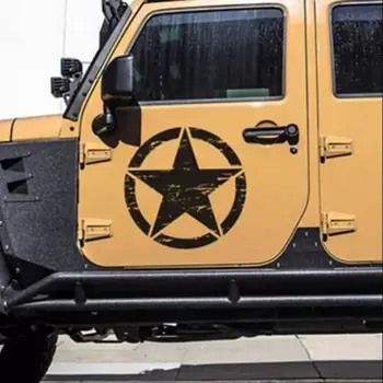 50cm Lielas Uzlīmes Automašīnām Armijas Zvaigžņu Problemātisko Decal Jeep Uzlīme Lielu Vinila Militāro Kapuci Grafiskā Struktūra Atbilst Transportlīdzekļa Vairumtirdzniecība