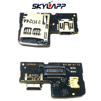 Sākotnējā PCB w mini USB & microSD turētājs Garmin Edge 810 TIPA 10 (810 touring) GPS Remonts nomaiņa Valdes Bezmaksas piegāde