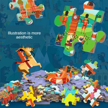 MiDeer Papildu Mīklas Tangram jigsaw puzzles Dzīvniekiem Sezonas Transportlīdzekļu Piedzīvojumu bērniem, bērniem no 1,5 Y+, lai 7Y+