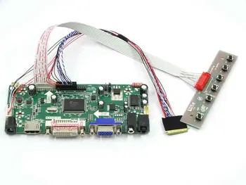 Yqwsyxl Kontroles padomes Monitoru Komplekts B156HW02 V. 3 V3 B156HW02 V. 5 V5 HDMI+DVI+VGA LCD LED ekrānu Kontrolieris Valdes Vadītāja