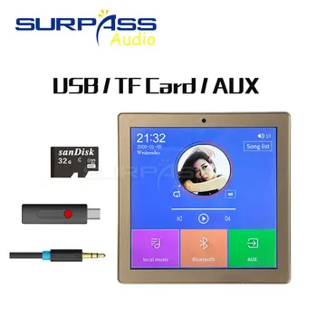 Smart home multivides mini bluetooth sienas audio ekrāna pastiprinātājs 24 kanālu bezvadu mūzikas centru skaņas cenima Sistēmas tablete usb