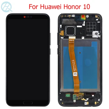 Oriģinālo Displeju Huawei Honor 10 LCD displejs Ar Rāmi 5.8