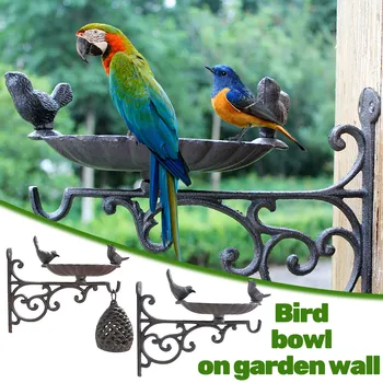 40# Dārza Sienas Karājas Putnu Pārtikas Baseina Kaltas Apdare Dzelzs Dārza Āķis Izturīgs Unikāls Dizains Apdare Piederumi