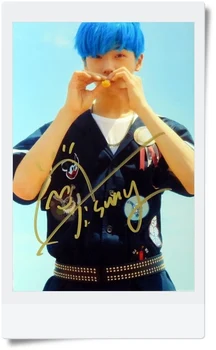 Parakstīts NCT SAPNIS Ji Sung autographed foto 6 collas MĒS, JAUNIEŠI 5 versijas bezmaksas piegāde K-POP 092017