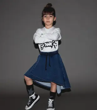 Ir 2021. Nununu Sērija Bērnu T-krekls meitenēm topi zēniem ar garām piedurknēm topi puiku drēbes zēniem grafiskais tee meitene apģērbs