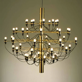 Gino sarfaitti dizains, Lustras Apgaismojums Dzīvojamā istaba Guļamistaba Kāpņu telpa Lustra Black Rose Gold filiāle Vadu Lustras Lampas