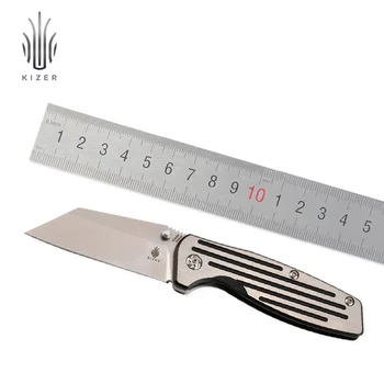 Kizer salokāmo kabatas nazi Negodīgi Ki3480 titāna edc kempings knife medību nazis izdzīvošanas rīki