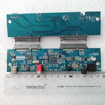 Tipa-c Disku Masīvs 2,5 collu Cieto Disku Kastes Adaptera Karti USB3.1 Serial Port Dual SATA diska ASM1352R