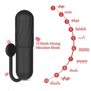 OLO Neredzams G spot Vibrators no Silikona Bullet Vibrators Vibrējošais Ola Klitora Vagīnas Stimulators 10 Frekvences Seksa Rotaļlietas Sievietēm