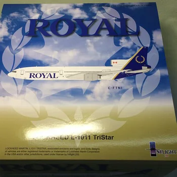 1/200 Mēroga L-1011 KANĀDA ROYAL Airlines Lējumiem Sakausējuma Gaisa kuģi, Lidmašīnu Modeļu Lidmašīnas kolekcionējamus modelis Rotaļlietas