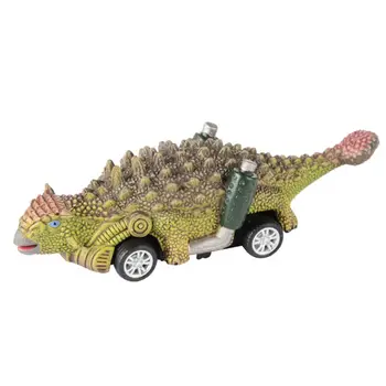 Piliens Kuģa 6 Gab Pull Atpakaļ Dinozauru Automašīnas, Rotaļlietas, 6 Pack Dinozauru Roadster Puses dod priekšroku Spēles Dino Izlases krāsa
