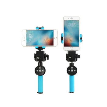Bezvadu Bluetooth Selfie Stick Ar Spoguļa Pārnēsājams 360 Grādu Elektriskā Rotācijas Tālvadības Selfie Stick iPhone Android