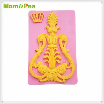 Mamma&Zirņu MPA1941 Vainagu Silikona Veidnes Kūka Apdare Pomādes 3D Kūka Pelējuma Pārtikas Klases