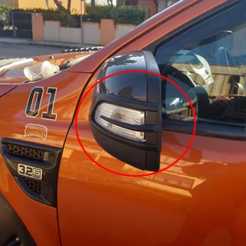 CITYCARAUTO piederumiem ABS matēts melns astes gaismas attiecas apdari par ranger T6 T7 2012 - 2017 auto stils aizmugurējās lampas vāciņu