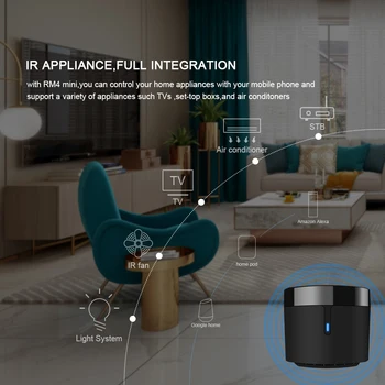 Broadlink ES ASV LIELBRITĀNIJA ĀS RM4 Mini HTS2 Smart Home WiFi IS Tālvadības pults Automatizācijas Moduļi Savietojami ar Alexa, Google Home