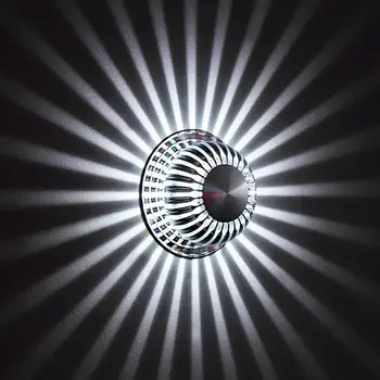 7 Krāsu Aptumšojami LED Sienas Lampa Ar 24 Atslēgu, Tālvadības pults Sienas Sconce Deg Mājas iekārtojumam Apgaismojums Modernas Lampas