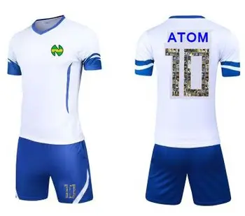 Āzijas izmēri Bērniem, vīriešiem , ATOMS Maillots Kāju Enfant equipe de france olivers atoms Captain Tsubasa Svīteri camisetas de futbol
