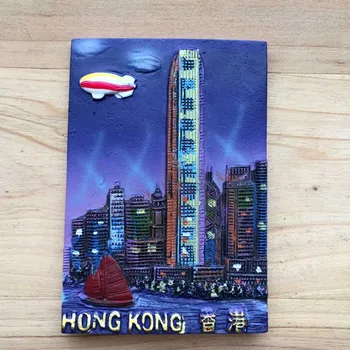 Hongkong tūrisma suvenīru kolekcija, ledusskapis Weidouliya Hong Kong Nakts atvieglojumus, apdare, Mājas, Mēbeļu magnētiskās uzlīmes