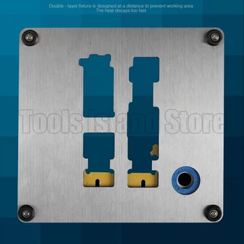 MEHĀNIĶIS divslāņu Armatūra iPhone A7 A8 A9 A10 A11 A12 NAND PCIE Mātesplati pirkstu nospiedumu CPU Chip Noņemt līmi remonts