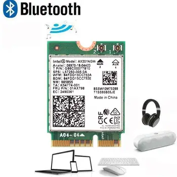 Wi-Fi 6 Intel AX201 Bluetooth 5.0 Dual Band 2.4 G/5G Bezvadu NGFF Wifi Karti AX201NGW 802.11 ac/ax 2.4 gb / s Wlan adapteri